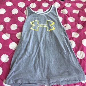 Under Armour Gray logo tank